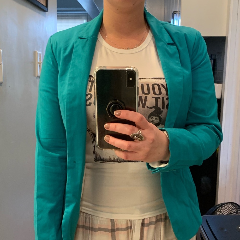 Green woman’s blazer - Picture 3 of 3